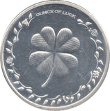 2018 SILVER 1oz LUCKY FOUR LEAF MEDAL - WOLRD SILVER COINS - Cambridgeshire Coins