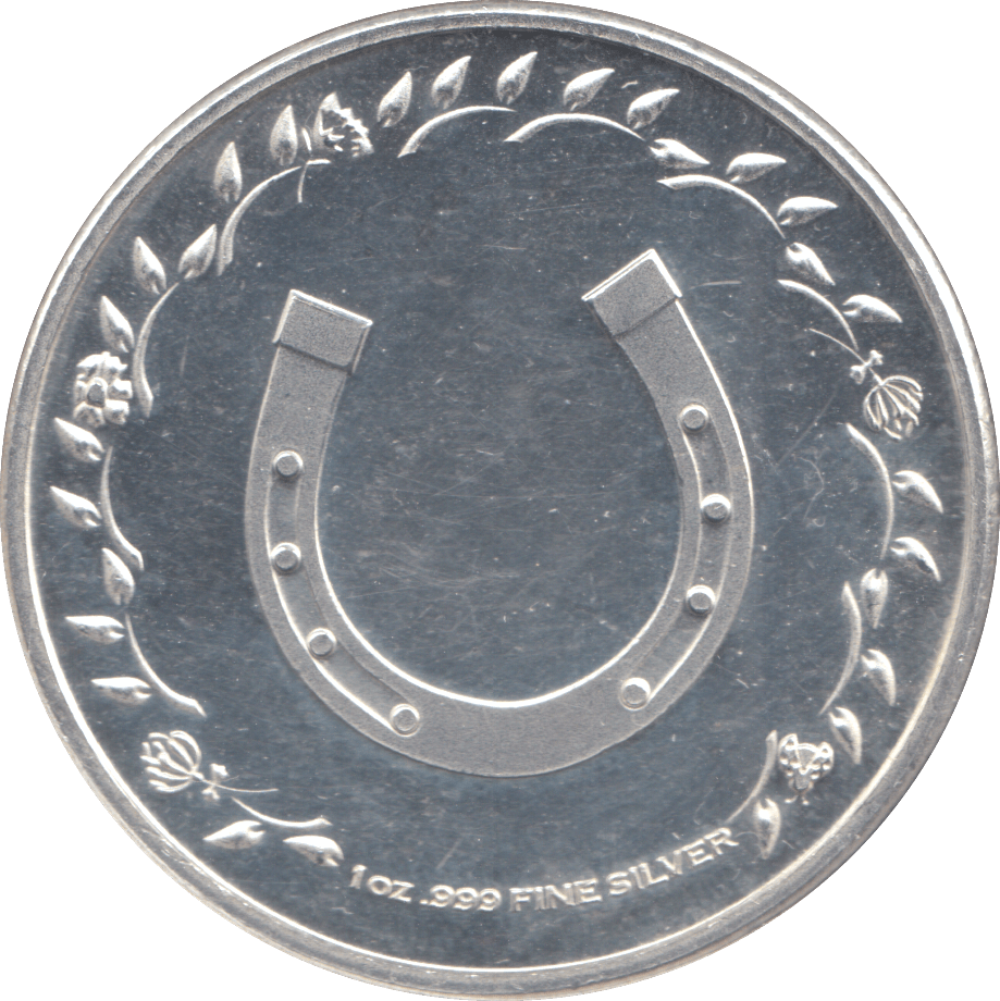 2018 SILVER 1oz LUCKY FOUR LEAF MEDAL - WOLRD SILVER COINS - Cambridgeshire Coins