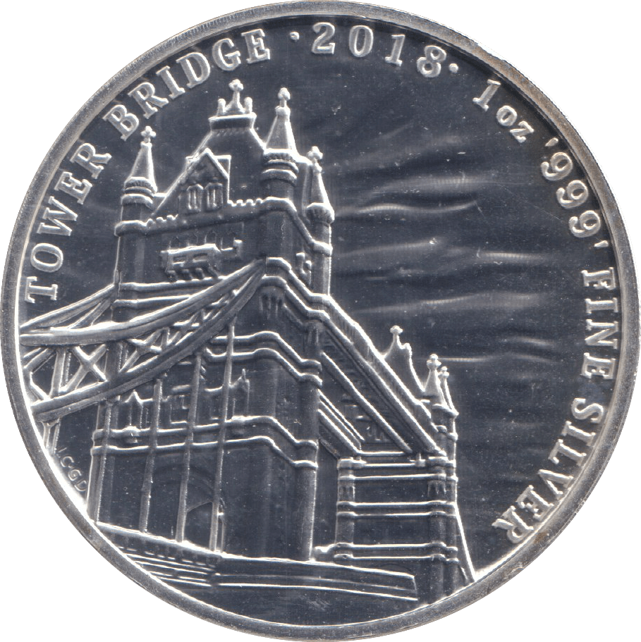 2018 SILVER £2 TOWER BRIDGE - SILVER WORLD COINS - Cambridgeshire Coins