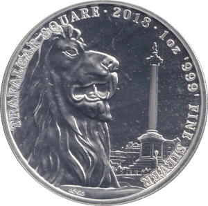 2018 SILVER £2 TRAFALGAR SQUARE - SILVER WORLD COINS - Cambridgeshire Coins