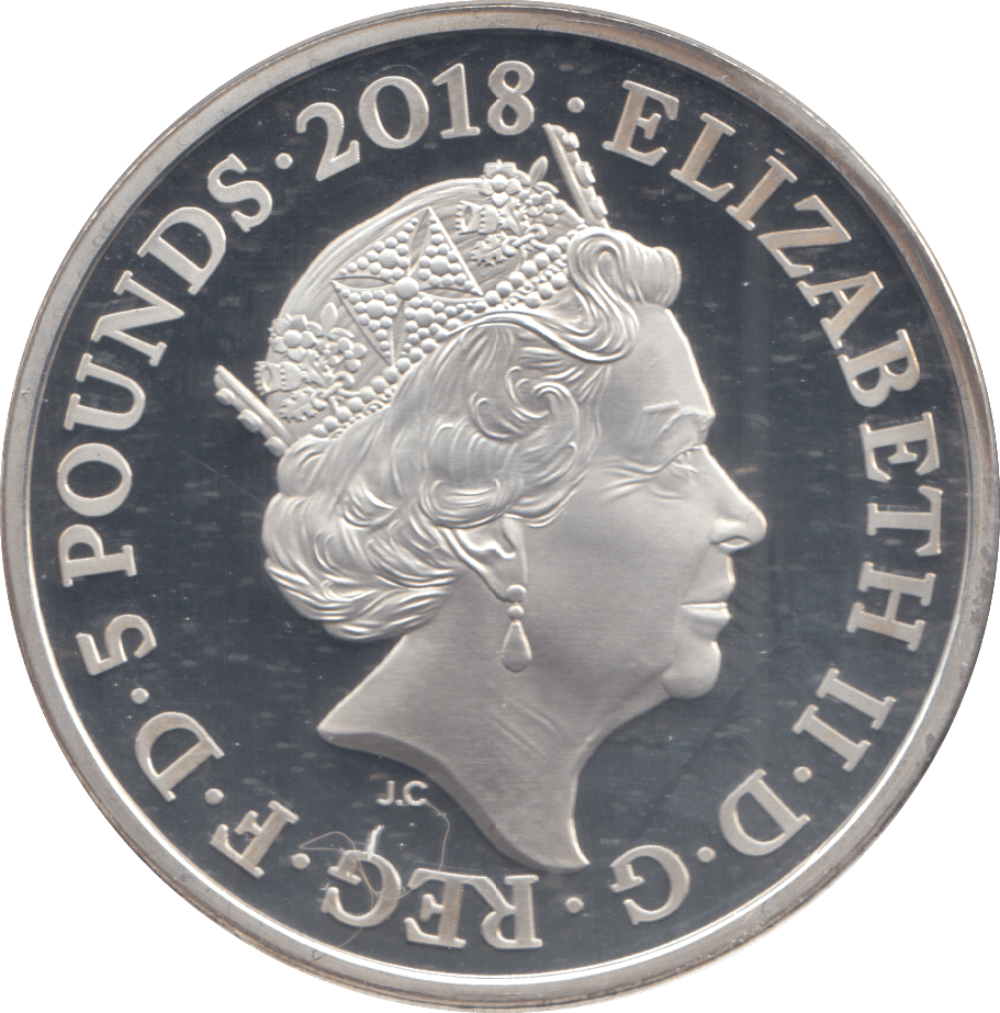2018 SILVER FIVE POUNDS IMPERIAL WAR MUSEUMS ( PROOF ) - SILVER WORLD COINS - Cambridgeshire Coins