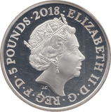 2018 SILVER FIVE POUNDS IMPERIAL WAR MUSEUMS ( PROOF ) - SILVER WORLD COINS - Cambridgeshire Coins