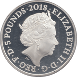 2018 SILVER FIVE POUNDS LEST WE FORGET ( PROOF ) - £5 Silver Proof - Cambridgeshire Coins