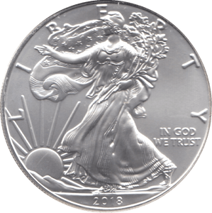 2018 SILVER LIBERTY DOLLAR USA - SILVER WORLD COINS - Cambridgeshire Coins