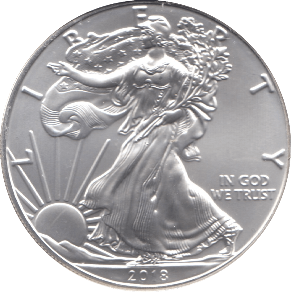 2018 SILVER LIBERTY DOLLAR USA - SILVER WORLD COINS - Cambridgeshire Coins