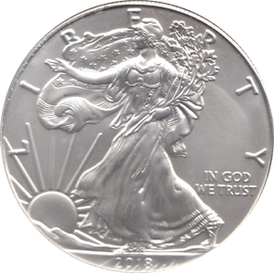 2018 SILVER LIBERTY DOLLAR USA - SILVER WORLD COINS - Cambridgeshire Coins