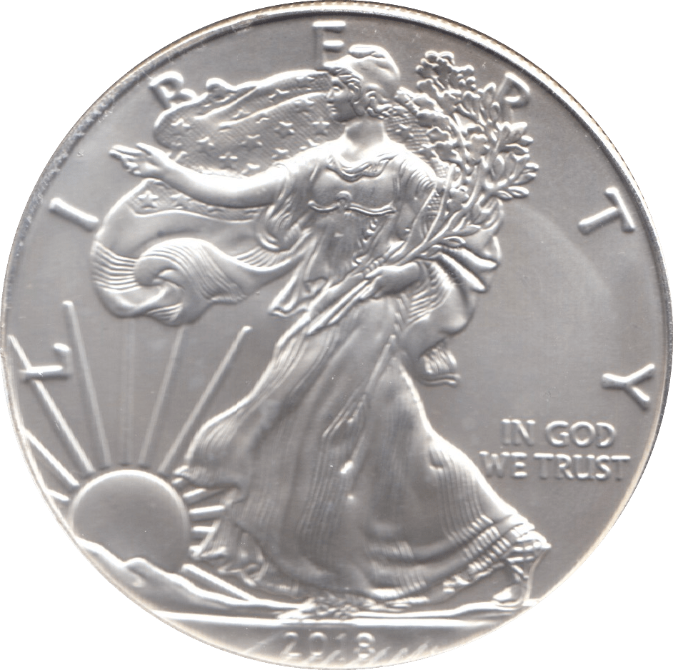2018 SILVER LIBERTY DOLLAR USA - SILVER WORLD COINS - Cambridgeshire Coins