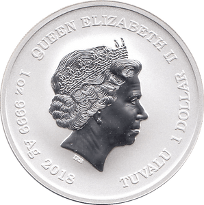 2018 SILVER MARVEL ONE DOLLAR BLACK PANTHER TUVALU - SILVER WORLD COINS - Cambridgeshire Coins