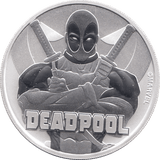 2018 SILVER MARVEL ONE DOLLAR DEADPOOL TUVALU - SILVER WORLD COINS - Cambridgeshire Coins