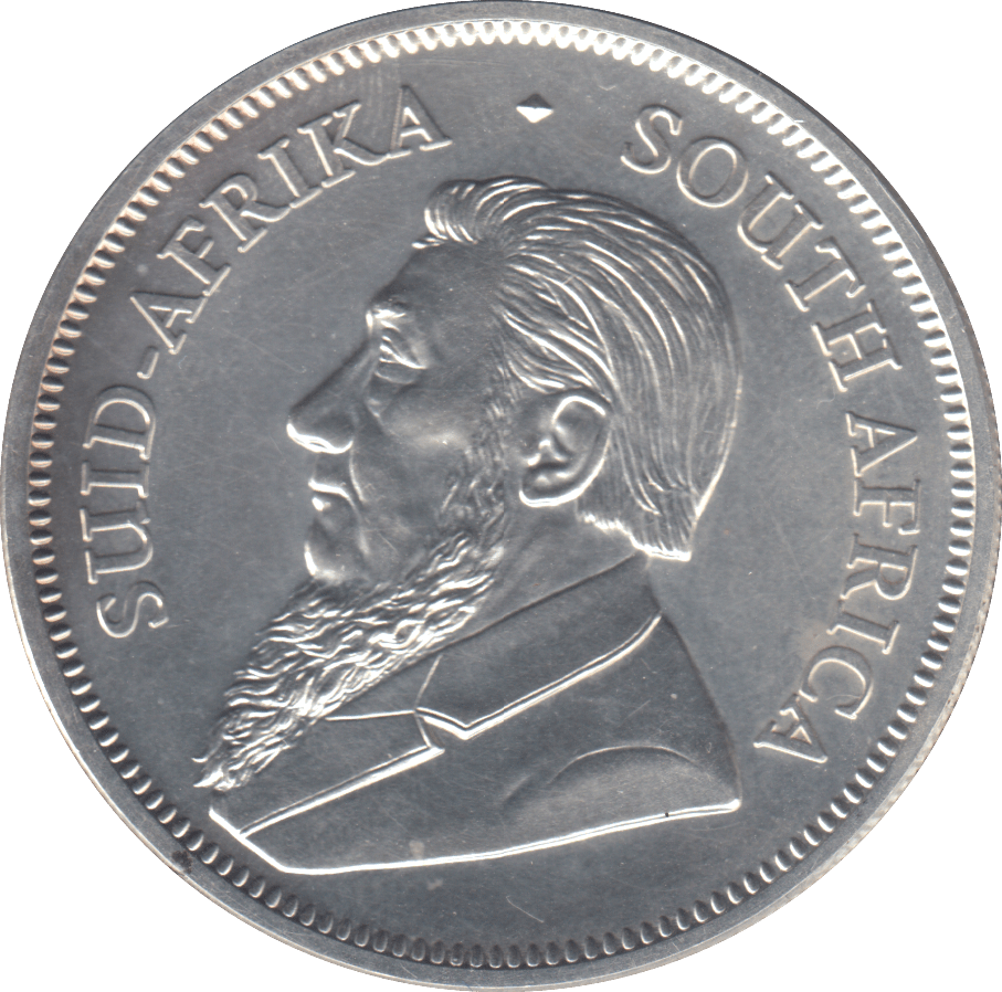 2018 SILVER ONE OUNCE FINE SILVER KRUGERRAND SOUTH AFRICA - SILVER WORLD COINS - Cambridgeshire Coins
