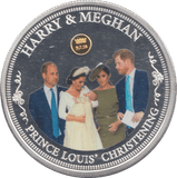 2018 SILVER PLATED HARRY & MEGHAN ROYAL WEDDING COMMEMORATIVE COIN - WORLD COINS - Cambridgeshire Coins