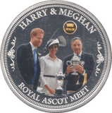 2018 SILVER PLATED HARRY & MEGHAN ROYAL WEDDING COMMEMORATIVE COIN - WORLD COINS - Cambridgeshire Coins
