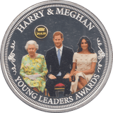 2018 SILVER PLATED HARRY & MEGHAN ROYAL WEDDING COMMEMORATIVE COIN - WORLD COINS - Cambridgeshire Coins