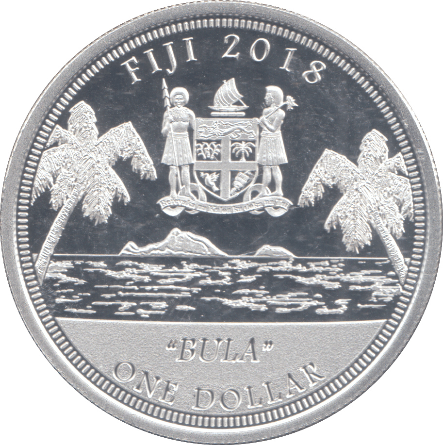 2018 SILVER PROOF 1OZ FINE SILVER FIJI - Silver Proof - Cambridgeshire Coins