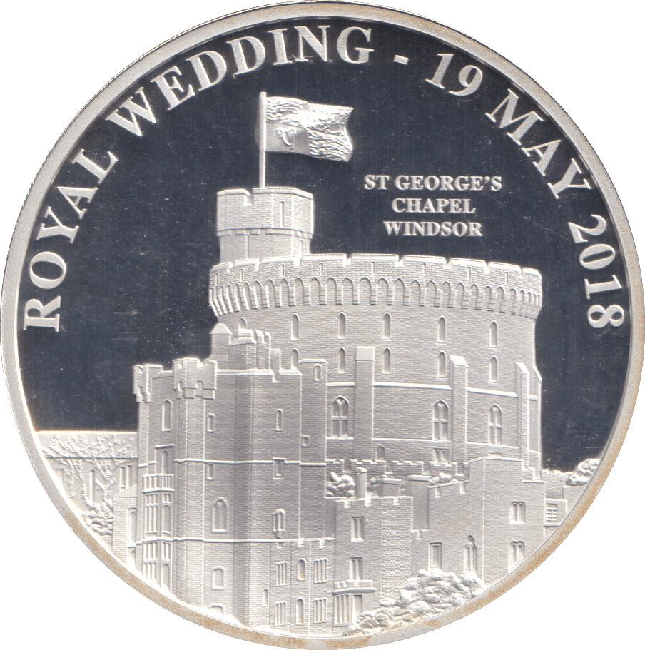 2018 SILVER PROOF CROWN ROYAL WEDDING - SILVER WORLD COINS - Cambridgeshire Coins