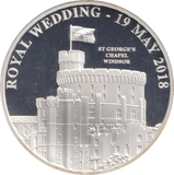 2018 SILVER PROOF CROWN ROYAL WEDDING - SILVER WORLD COINS - Cambridgeshire Coins