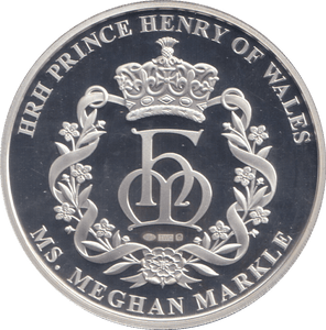 2018 SILVER PROOF CROWN ROYAL WEDDING - SILVER WORLD COINS - Cambridgeshire Coins