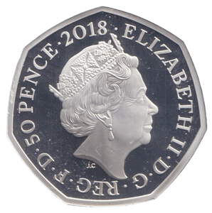 2018 SILVER PROOF FLOPSY BUNNY 50P - 50P Silver Proof - Cambridgeshire Coins