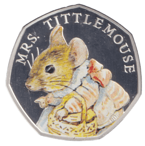 2018 SILVER PROOF MRS TITTLEMOUSE 50P - 50P Silver Proof - Cambridgeshire Coins