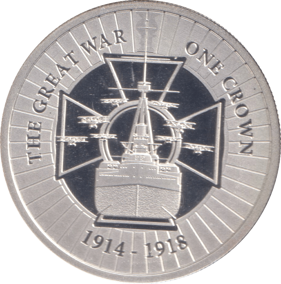 2018 SILVER PROOF ONE CROWN THE GREAT WAR - Silver Proof - Cambridgeshire Coins