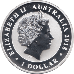 2018 SILVER PROOF ONE DOLLAR AUSTRALIA - SILVER WORLD COINS - Cambridgeshire Coins