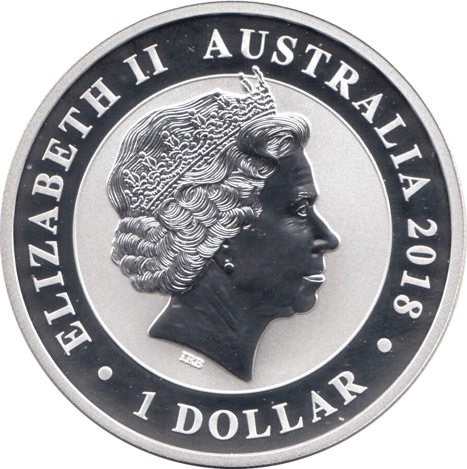 2018 SILVER PROOF ONE DOLLAR AUSTRALIA - SILVER WORLD COINS - Cambridgeshire Coins