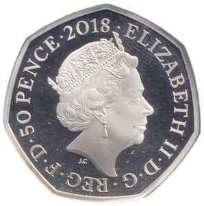 2018 SILVER PROOF PADDINGTON AT BUCKINGHAM PALACE 50P - 50P Silver Proof - Cambridgeshire Coins