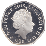 2018 SILVER PROOF PADDINGTON AT BUCKINGHAM PALACE 50P - 50P Silver Proof - Cambridgeshire Coins