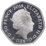 2018 SILVER PROOF PADDINGTON AT STATION 50P - 50P Silver Proof - Cambridgeshire Coins