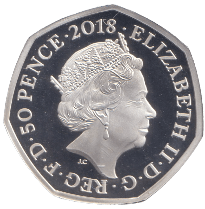 2018 SILVER PROOF PADDINGTON AT STATION FIFTY PENCE - 50P Silver Proof - Cambridgeshire Coins