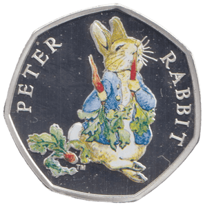 2018 SILVER PROOF PETER RABBIT 50P - 50P Silver Proof - Cambridgeshire Coins