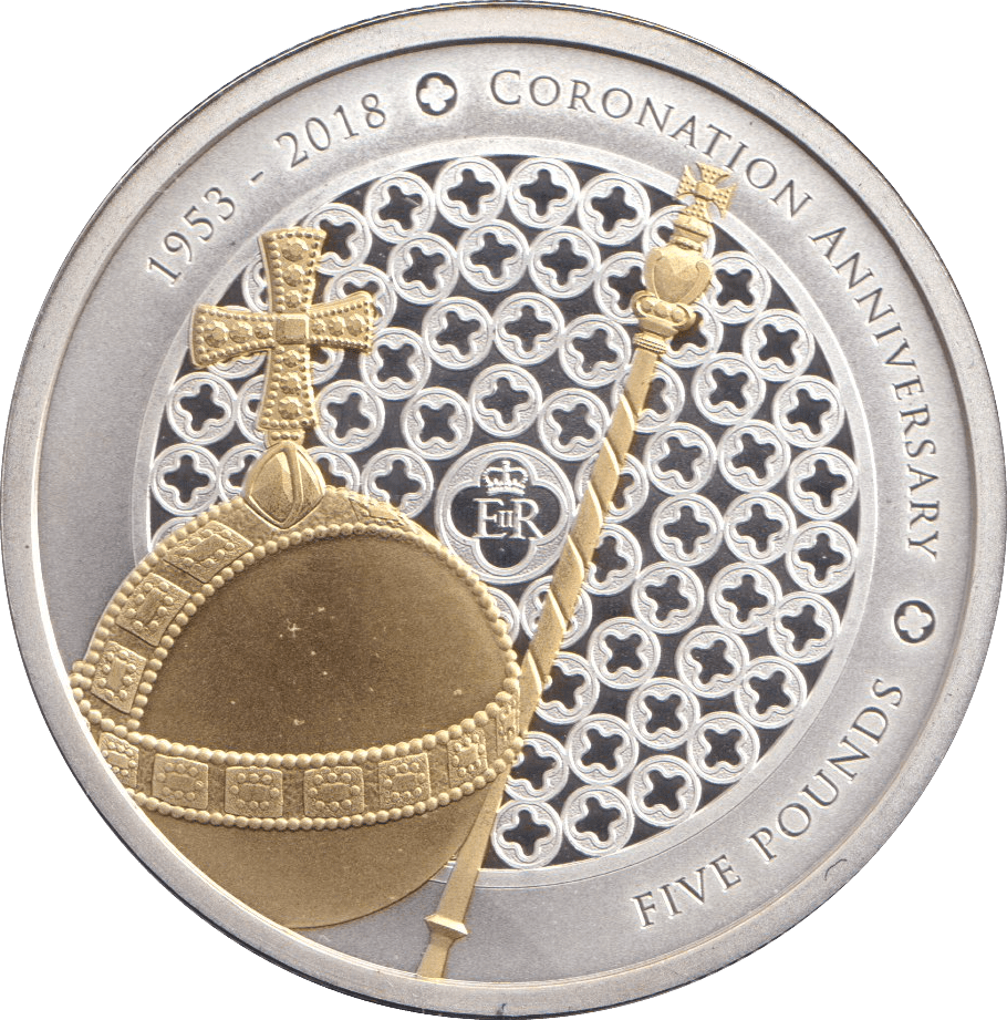 2018 SILVER PROOF PLATED FIVE POUND TRISTAN DA CUNHA - WORLD COINS - Cambridgeshire Coins