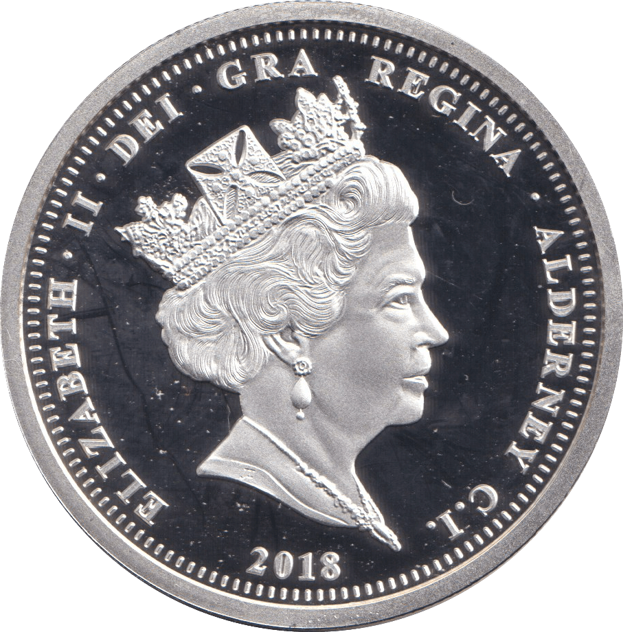 2018 SILVER PROOF PLATED FIVE POUND TRISTAN DA CUNHA - WORLD COINS - Cambridgeshire Coins