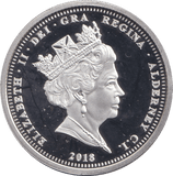 2018 SILVER PROOF PLATED FIVE POUND TRISTAN DA CUNHA - WORLD COINS - Cambridgeshire Coins