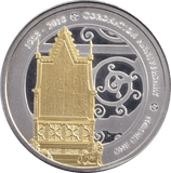 2018 SILVER PROOF PLATED ONE CROWN TRISTAN DA CUNHA - WORLD COINS - Cambridgeshire Coins