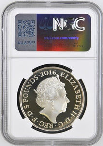 2018 SILVER PROOF PORTRAIT OF WHITE CLIFFS OF DOVER ( NGC ) PF 67 ULTRA CAMEO - NGC SILVER COINS - Cambridgeshire Coins
