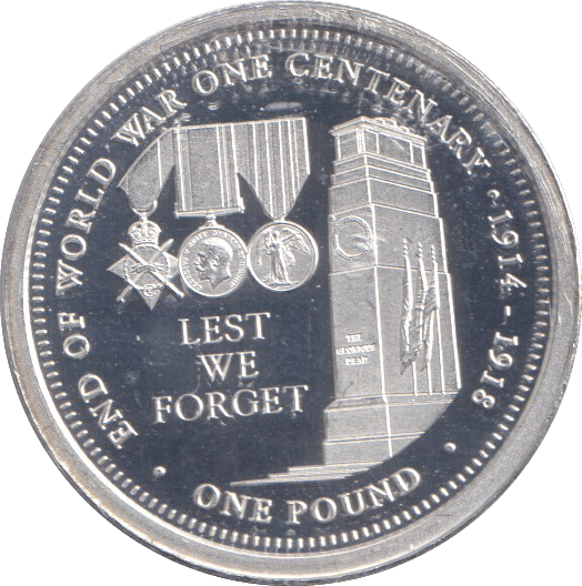 2018 SILVER PROOF £1 LEST WE FORGET - £1 Silver Proof - Cambridgeshire Coins