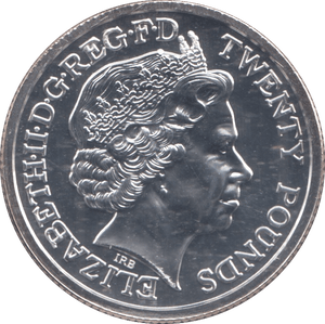 2018 SILVER PROOF SOVEREIGN TWENTY POUNDS - SOVEREIGN - Cambridgeshire Coins