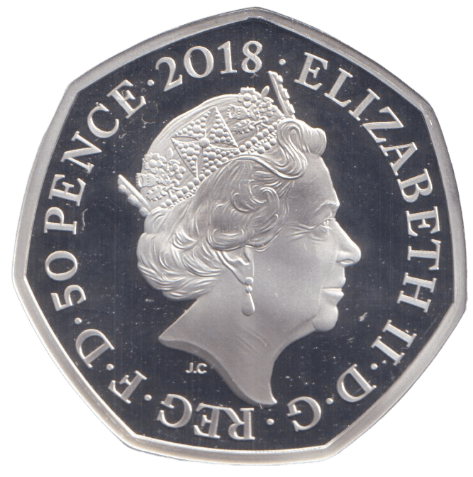 2018 SILVER PROOF TAILOR OF GLOUCESTER 50P - 50P Silver Proof - Cambridgeshire Coins