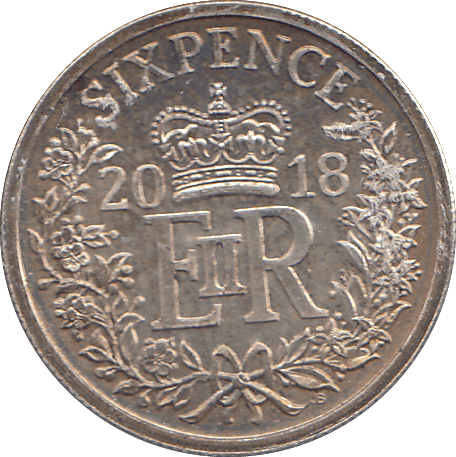 2018 SILVER SIXPENCE ( UNC ) - WORLD COINS - Cambridgeshire Coins