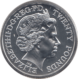2018 SILVER TWENTY POUNDS BU - SILVER WORLD COINS - Cambridgeshire Coins