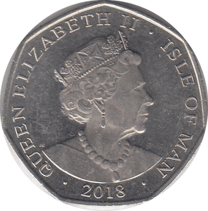 2018 STAGE COACH 50P ISLE OF MAN - WORLD COINS - Cambridgeshire Coins