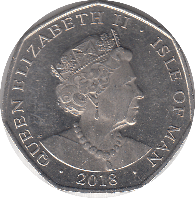 2018 STAGE COACH 50P ISLE OF MAN - WORLD COINS - Cambridgeshire Coins