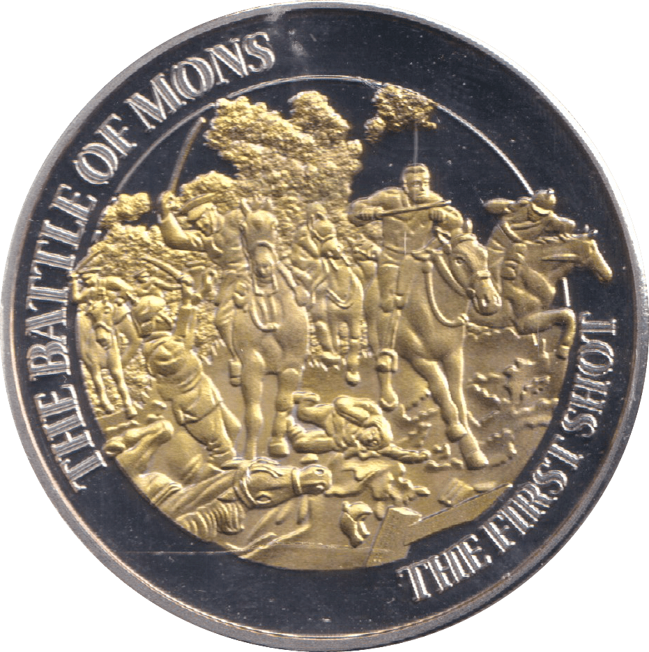 2018 THE GREAT WAR MEDALLION BATTLE OF MONS - WORLD COINS - Cambridgeshire Coins