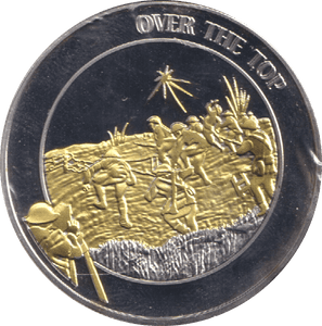2018 THE GREAT WAR MEDALLION OVER THE TOP - WORLD COINS - Cambridgeshire Coins