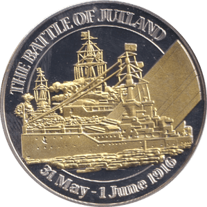 2018 THE GREAT WAR MEDALLION THE BATTLE OF JUTLAND - WORLD COINS - Cambridgeshire Coins