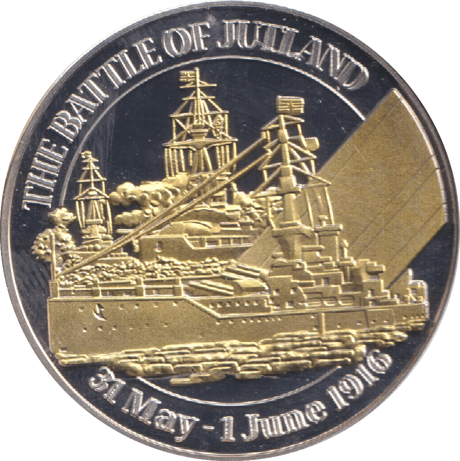 2018 THE GREAT WAR MEDALLION THE BATTLE OF JUTLAND - WORLD COINS - Cambridgeshire Coins