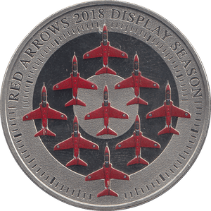 2018 THE RED ARROWS BCLAT ( BU ) - MEDALS & MEDALLIONS - Cambridgeshire Coins