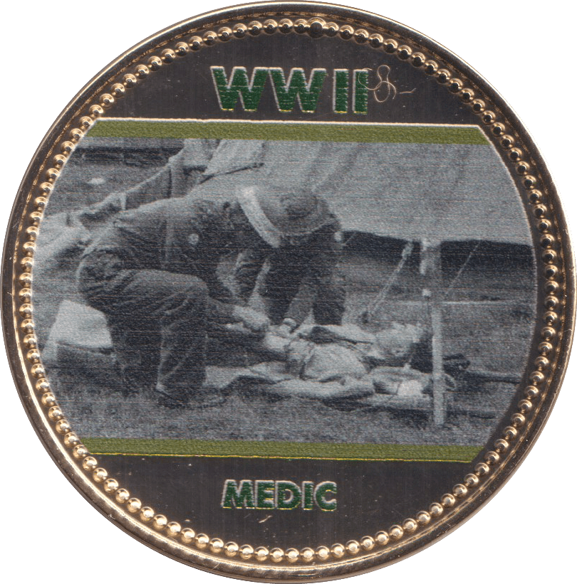 2018 THE ROYAL BRITISH LEGION WWII MEDIC - WORLD COINS - Cambridgeshire Coins