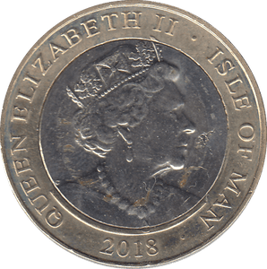 2018 TT MIKE HAILWOOD £2 ISLE OF MAN - WORLD COINS - Cambridgeshire Coins